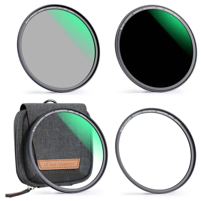 K&F Concept Nano-Xcel Kit 82mm Filtri Magnetici MCUV+CPL+ND1000