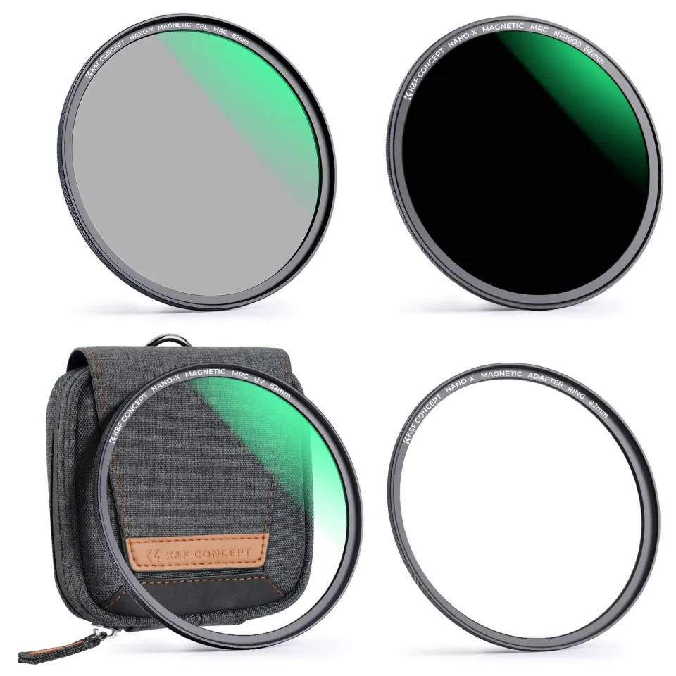 K&F Concept Nano-Xcel Kit 82mm Filtri Magnetici MCUV+CPL+ND1000