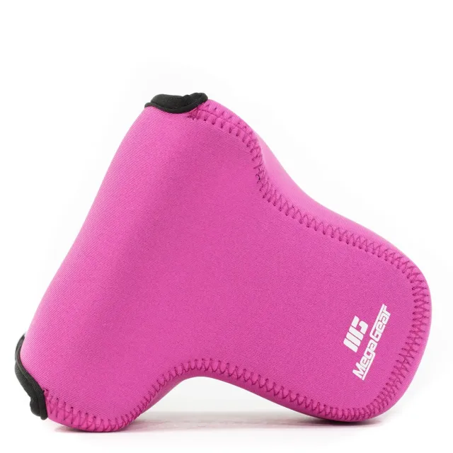 MegaGear MG1155 Canon EOS M6 18-150mm custodia neoprene rosa