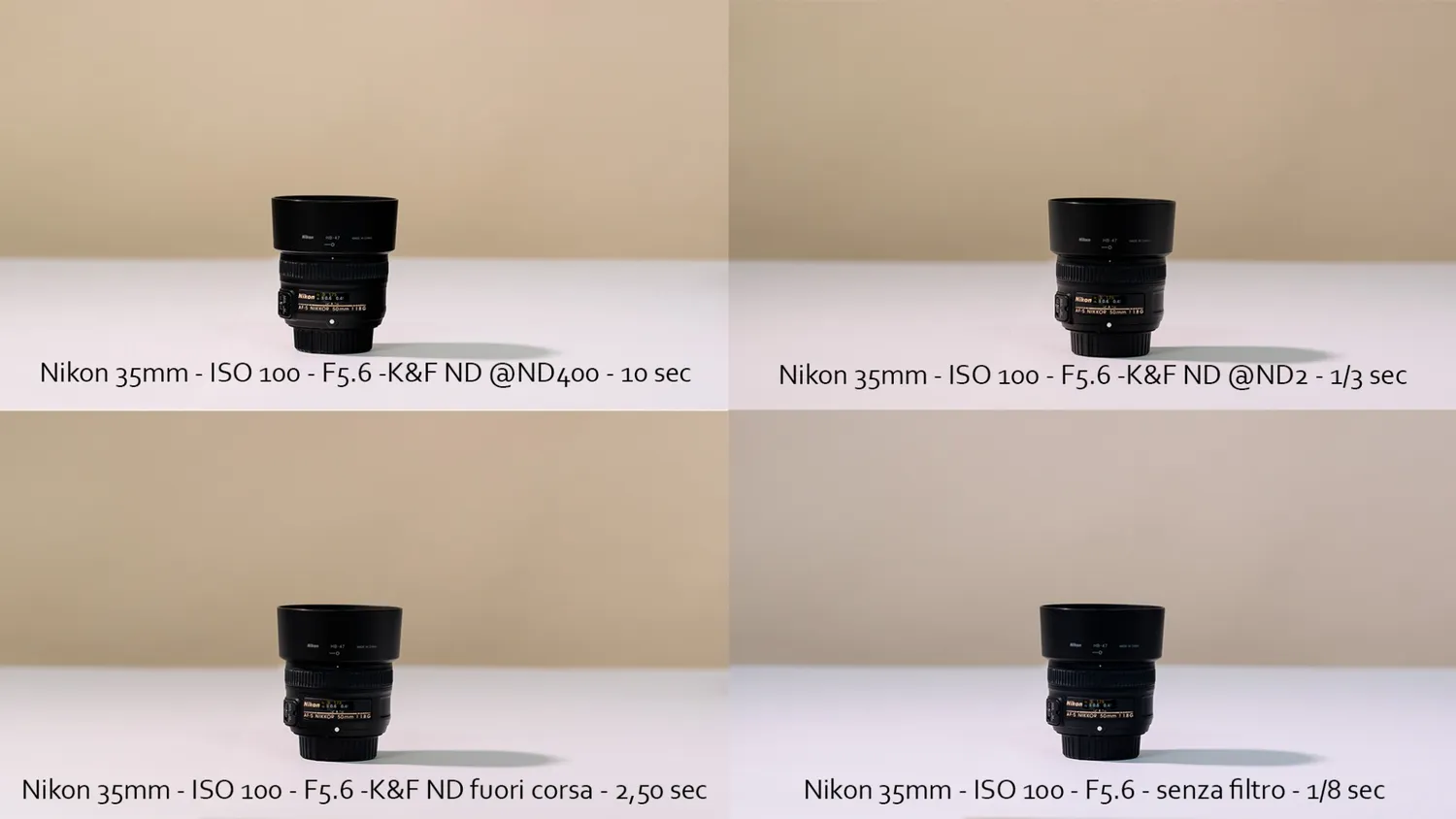 K&F Concept Nano-Xcel ND2-400 filtro variabile 82mm nano