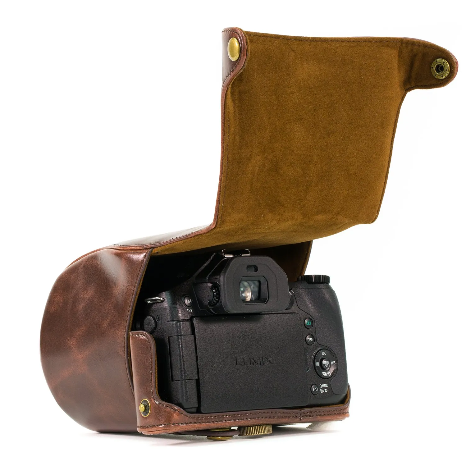 MegaGear Ever Ready custodia Panasonic FZ1000 ecopelle scatto rapido
