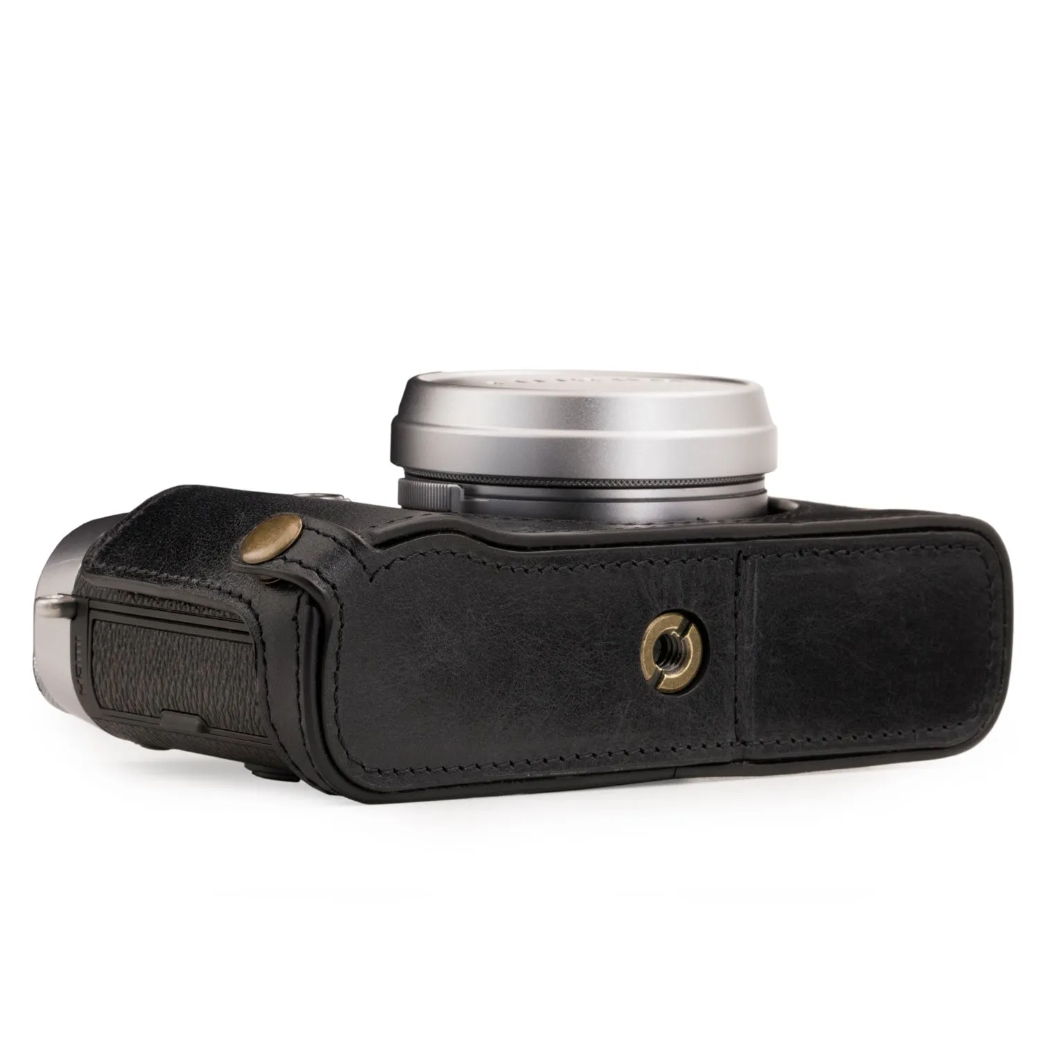 MegaGear Ever Ready Fujifilm X100F Mezza Custodia Pelle Nera