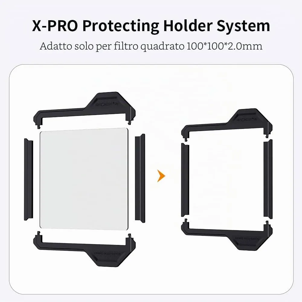 K&F Concept Nano X-Pro telaio protezione filtro 100x100mm