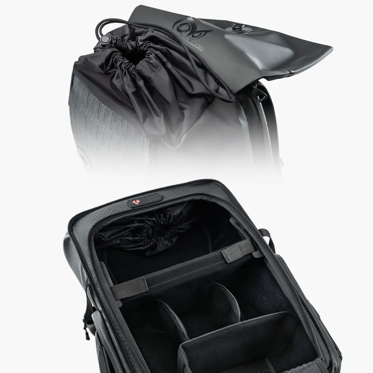 VSGO Black Snipe Pro zaino fotografico 25L techwear
