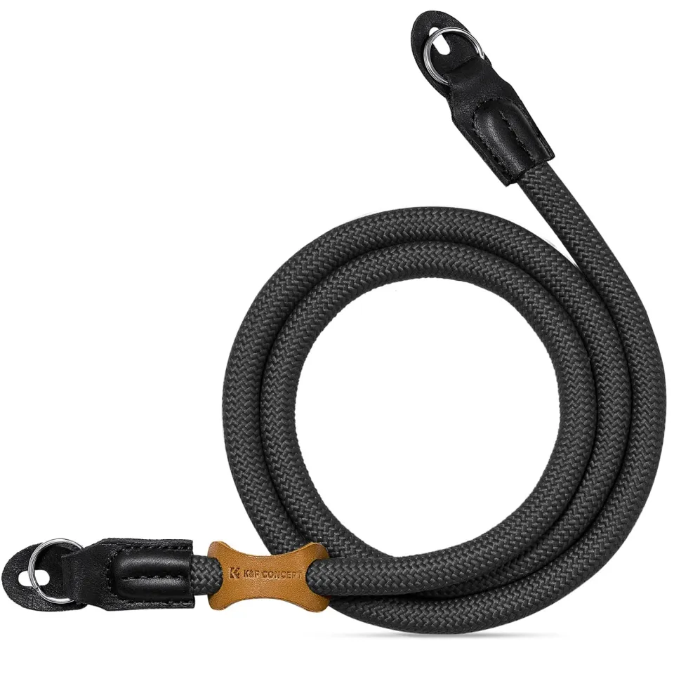K&F Concept Tracolla Fotocamera Nylon 100cm Nero