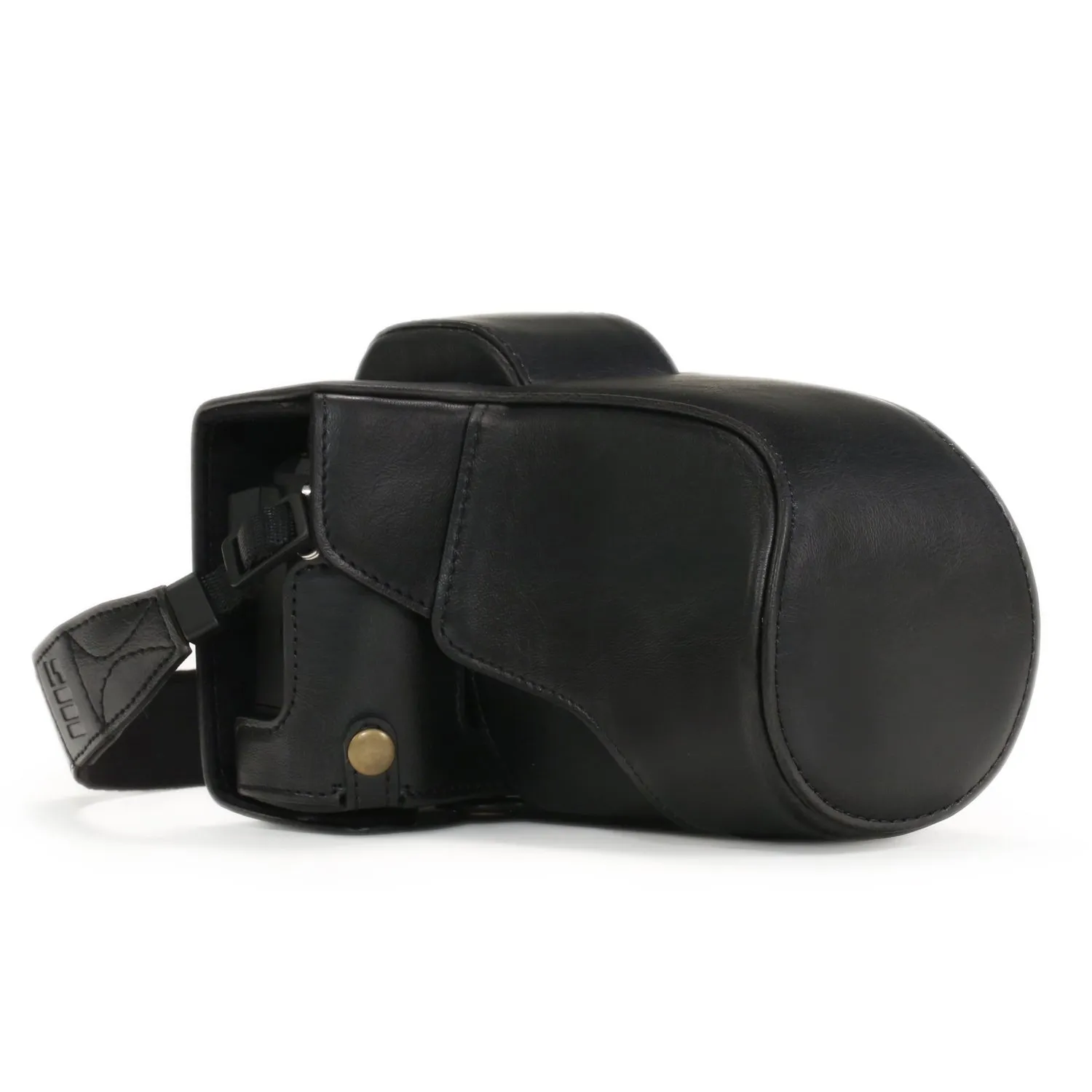 MegaGear Ever Ready custodia E-M5 Mark II nera pelle PU
