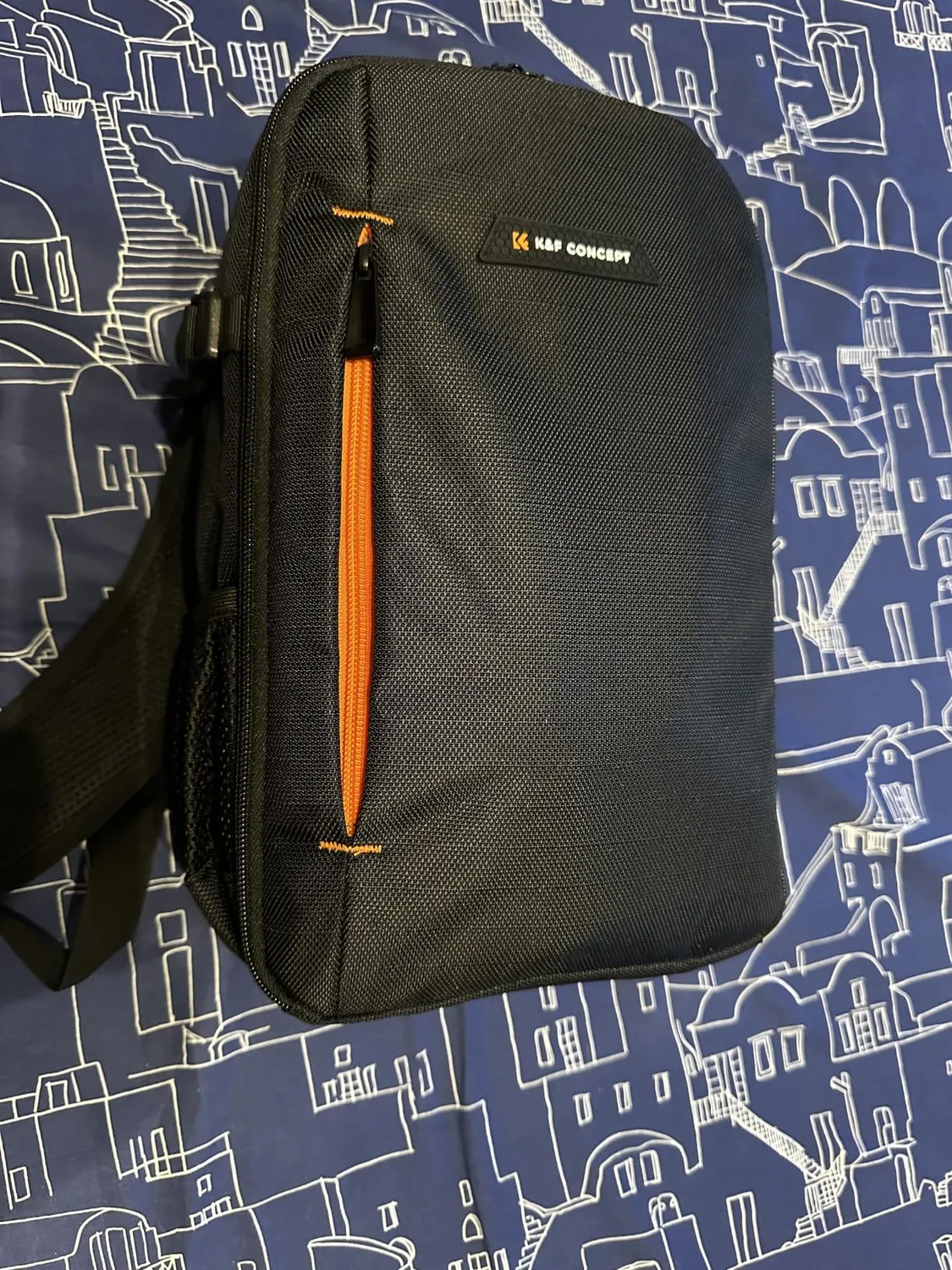 K&F Concept zaino fotografico 10L nero-arancione leggero