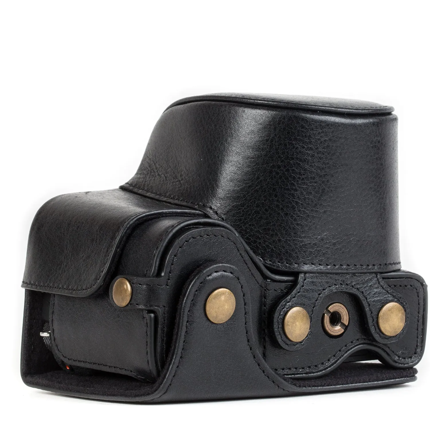 MegaGear MG1236 Ever Ready custodia Sony A6500 vera pelle nera