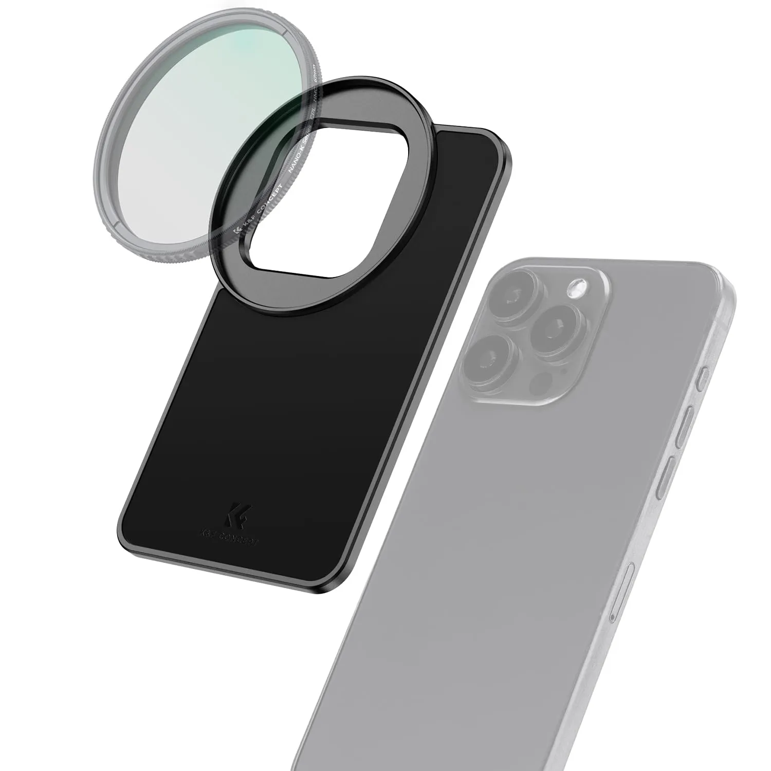 K&F Concept adattatore magnetico filtri 67mm iPhone 6,1" portafiltro
