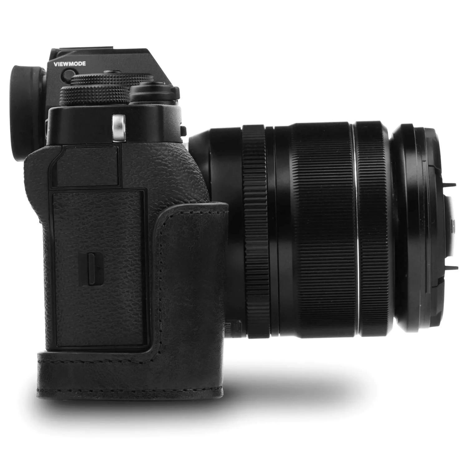 MegaGear Fujifilm X-T3 custodia vera pelle Ever Ready trasparente
