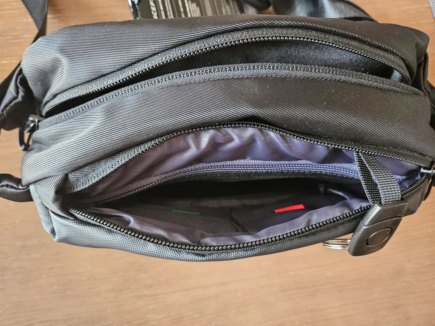 K&F Concept Borsa Tracolla Fotocamera M Verde Nero Impermeabile