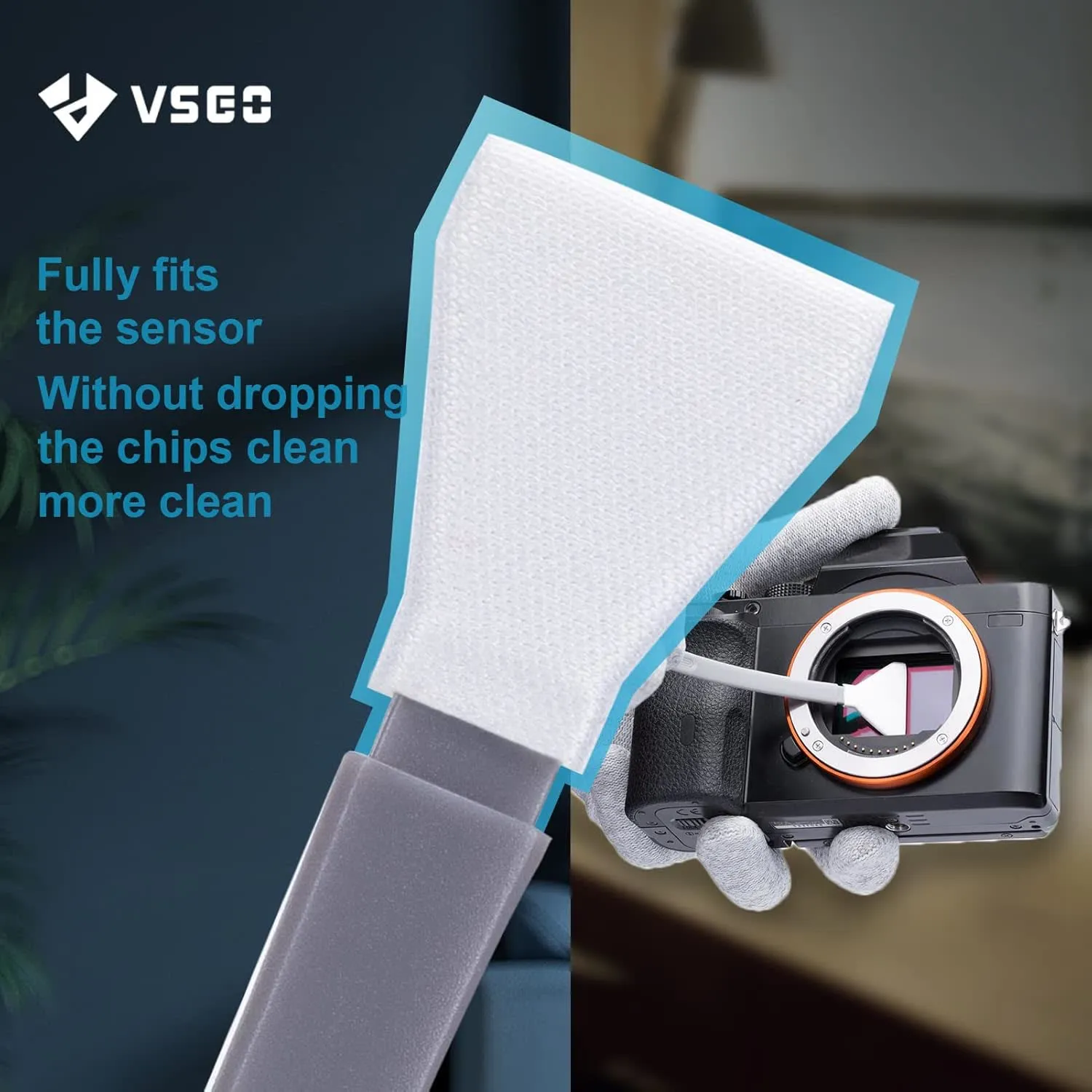 VSGO VS-S02E kit pulizia sensore 11-in-1 APS-C 16 mm