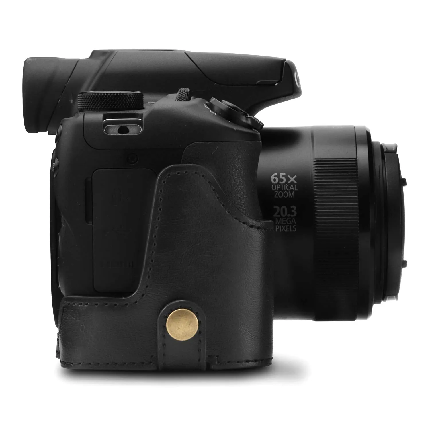 MegaGear Ever Ready custodia ecopelle Canon SX70 HS half-case