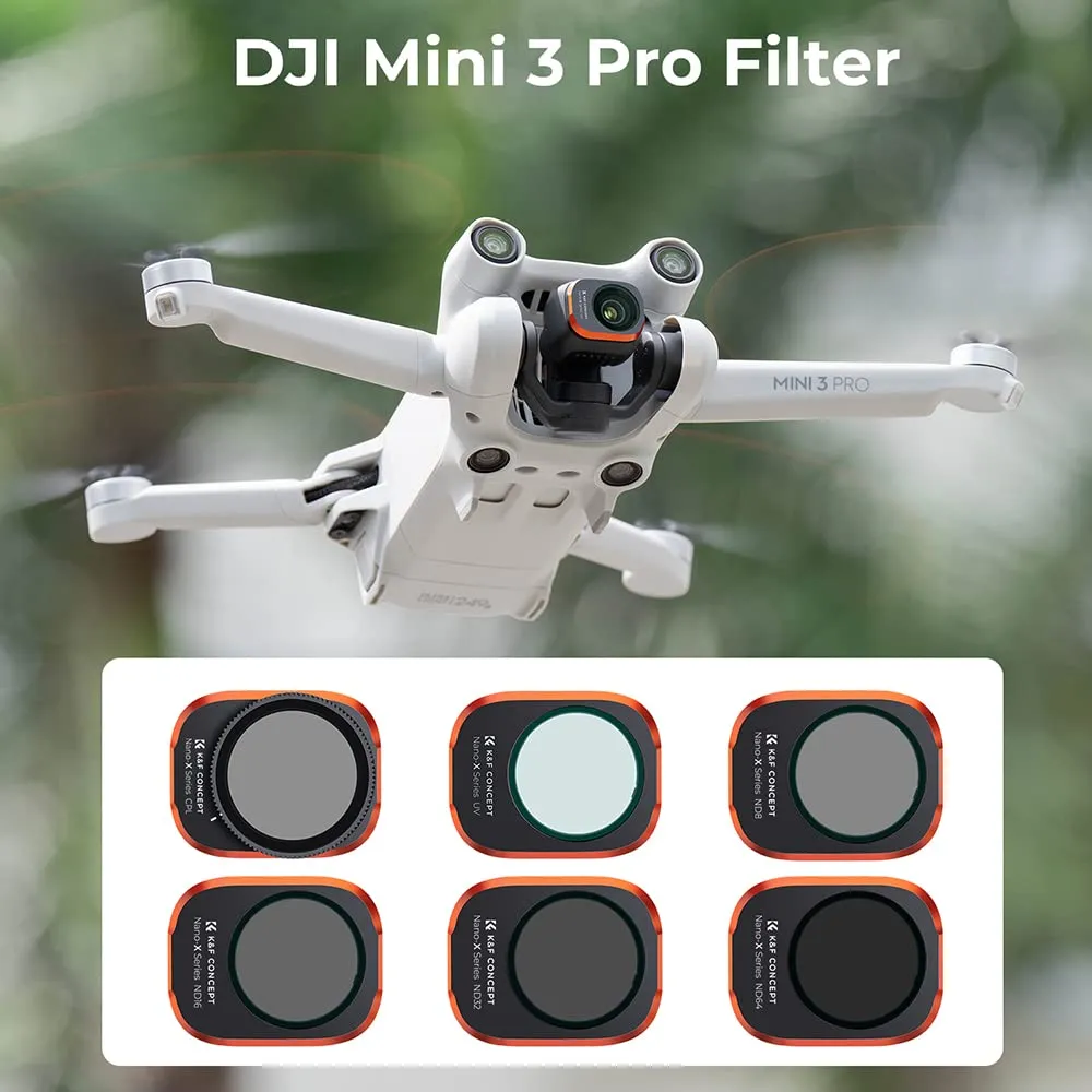 K&F Concept Filtri Mini 3 Pro 6 pack Standard Day Kit