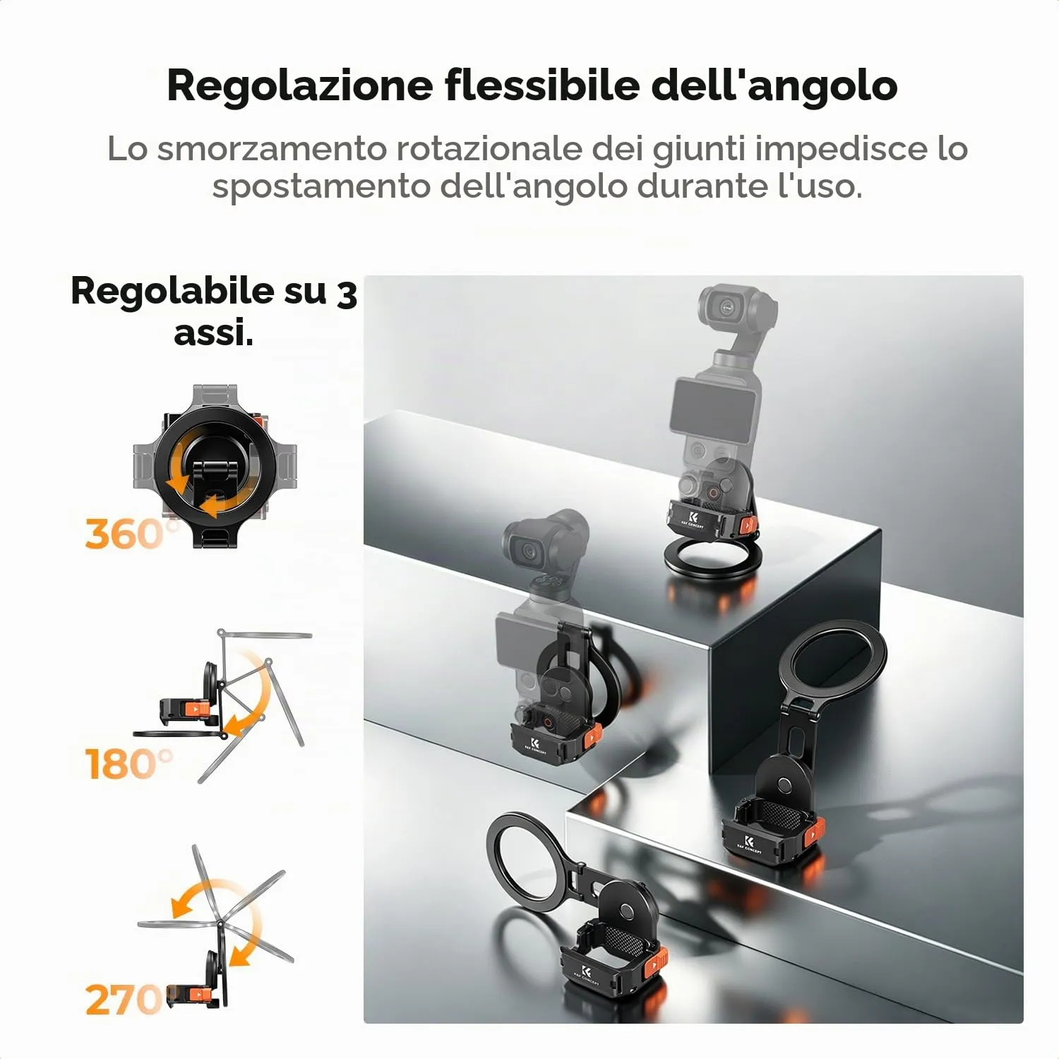 K&F Concept PP62 Gabbia Magnetica per DJI Pocket 3/4/4P