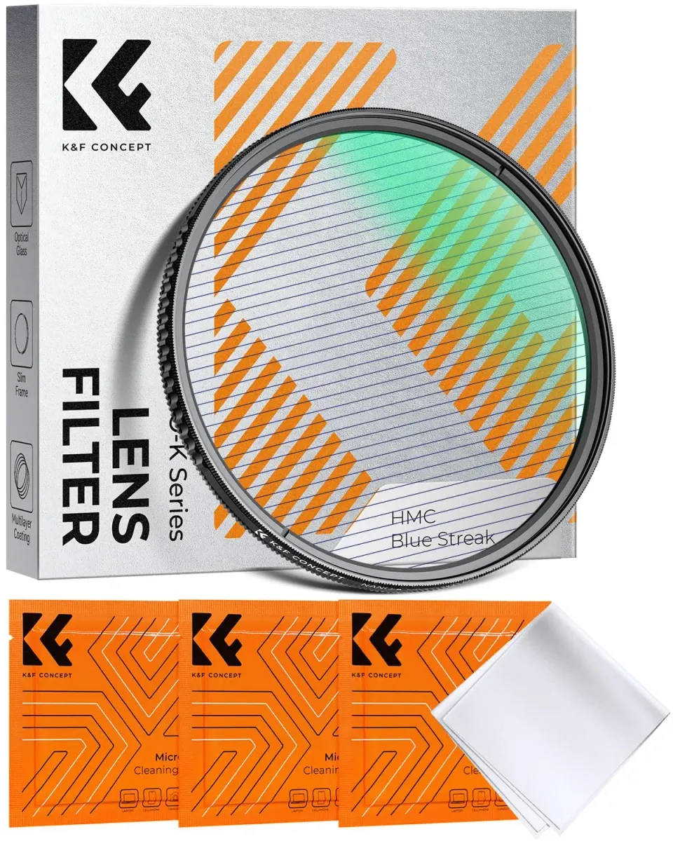 K&F Concept Nano-Klear Filtro Blue Streak 67mm Anamorfico