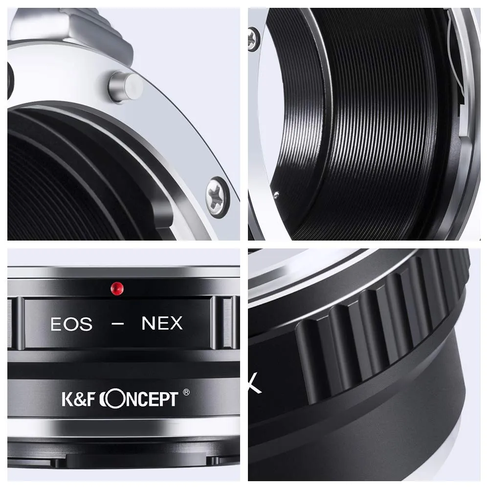 K&F Concept EOS-NEX anello adattatore metallo manuale