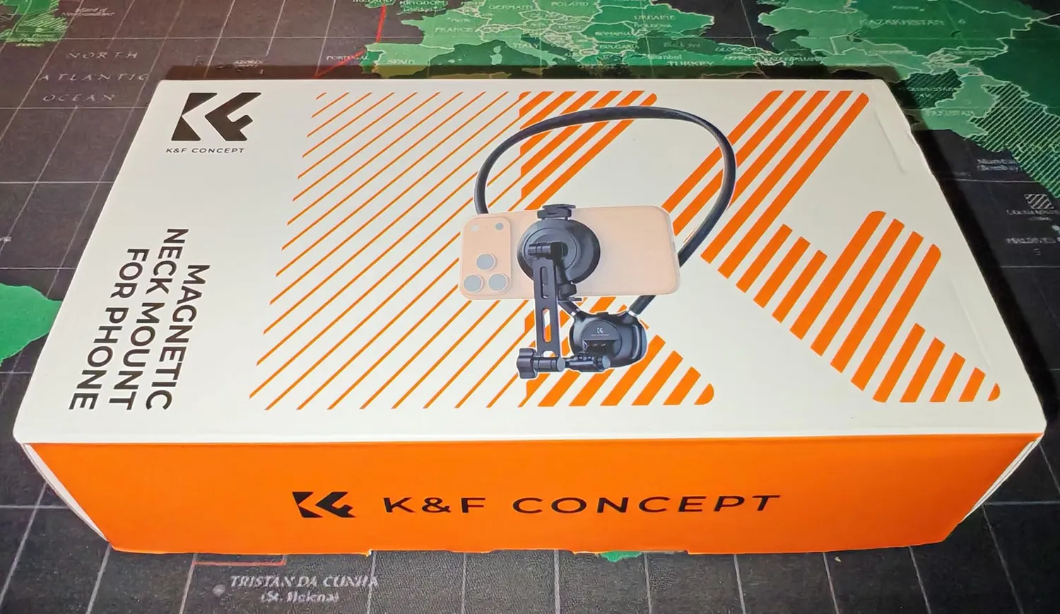 K&F Concept Supporto Collo Telefono Magnetico Nero POV