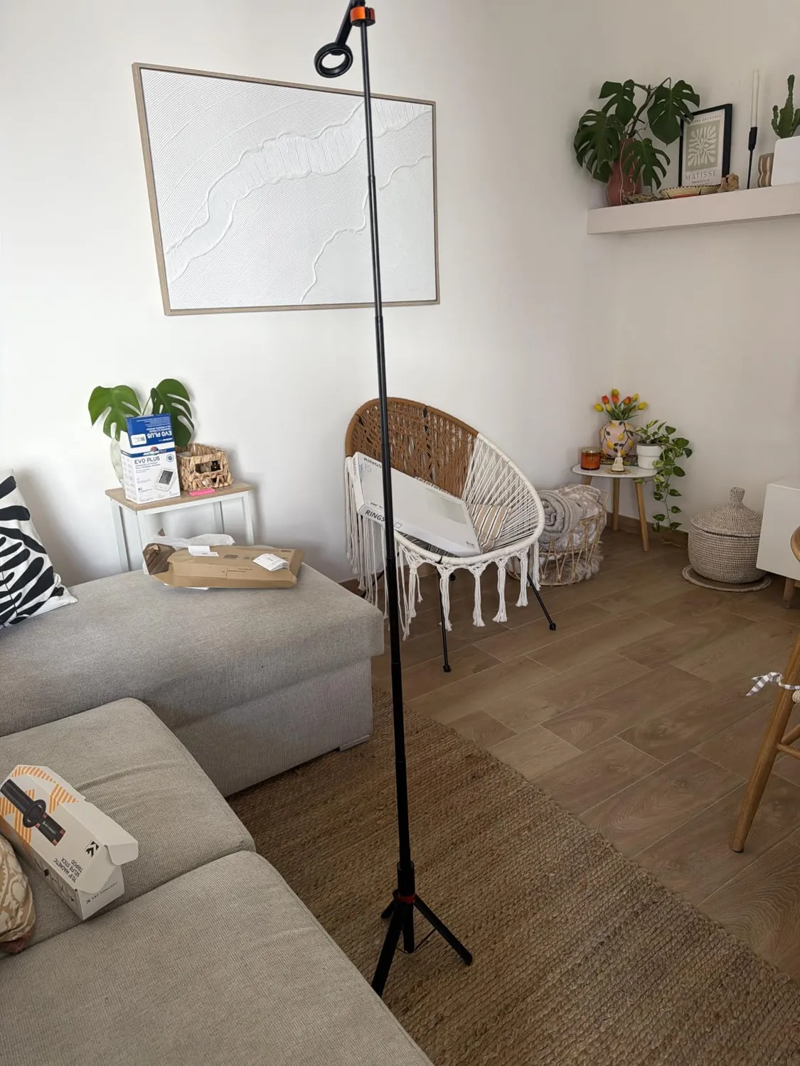 K&F Concept Treppiede Selfie Magnetico 162cm Bianco
