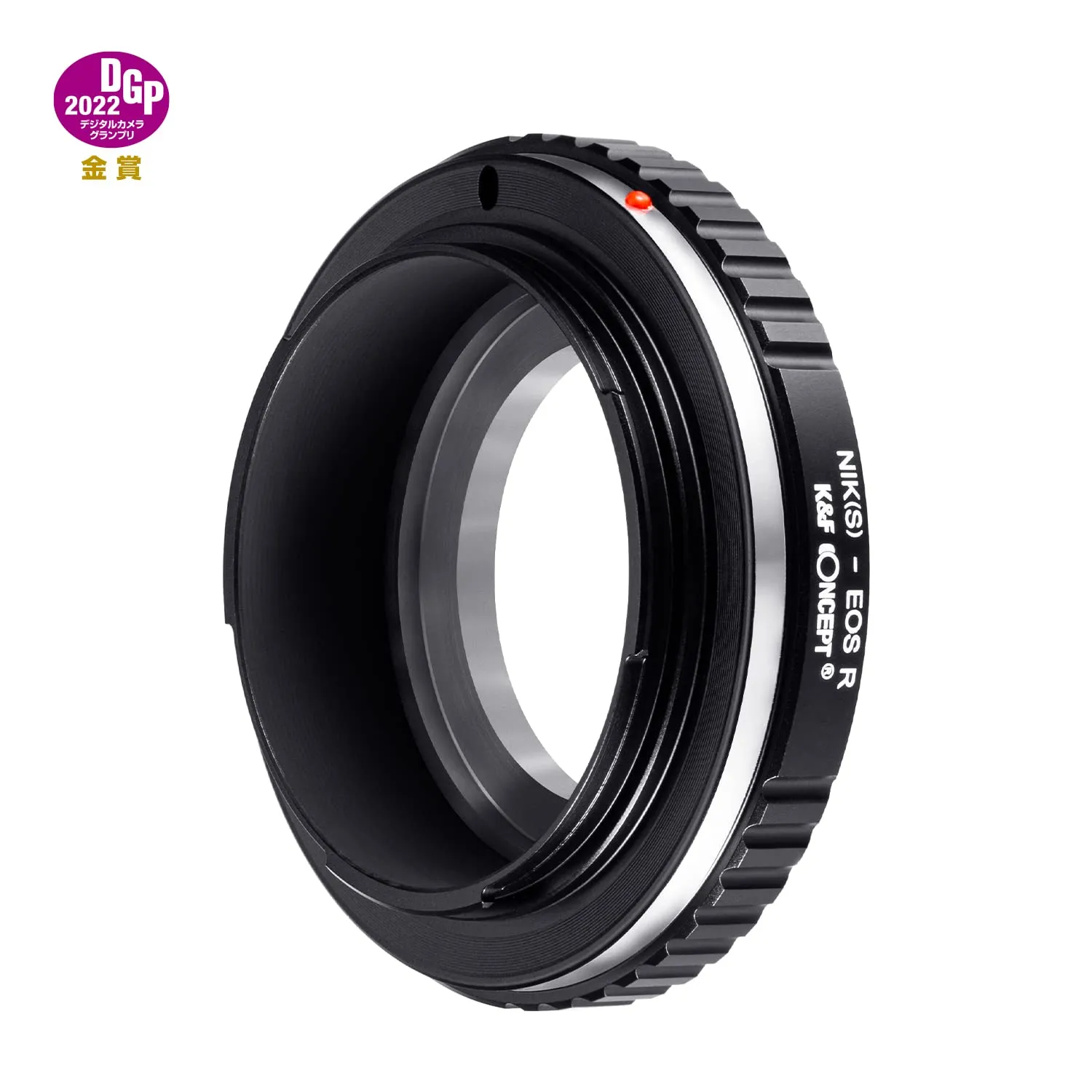 K&F Concept adattatore NIK(S)-EOS R manuale nero opaco