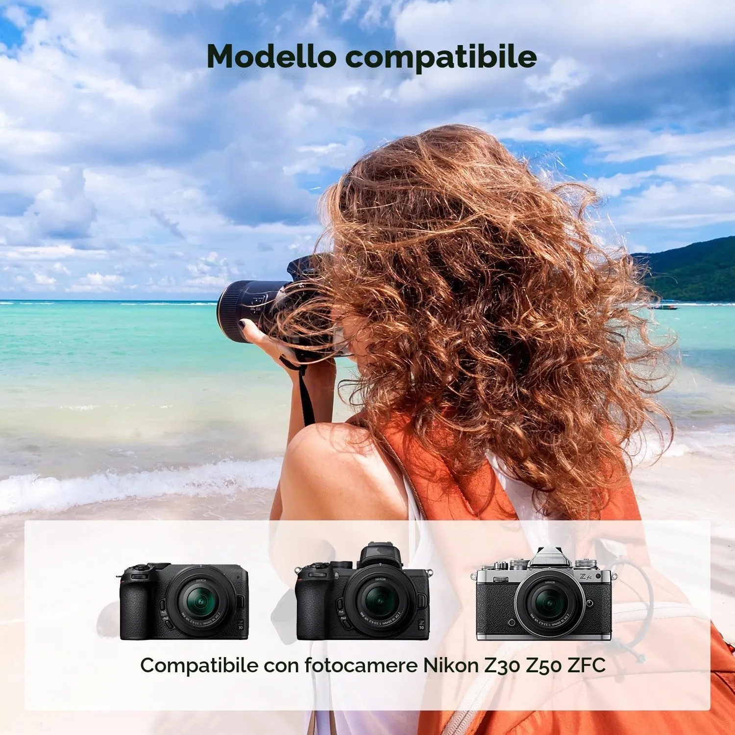 K&F Concept EN-EL25 Kit 2 Batterie + Caricabatterie Doppio LCD