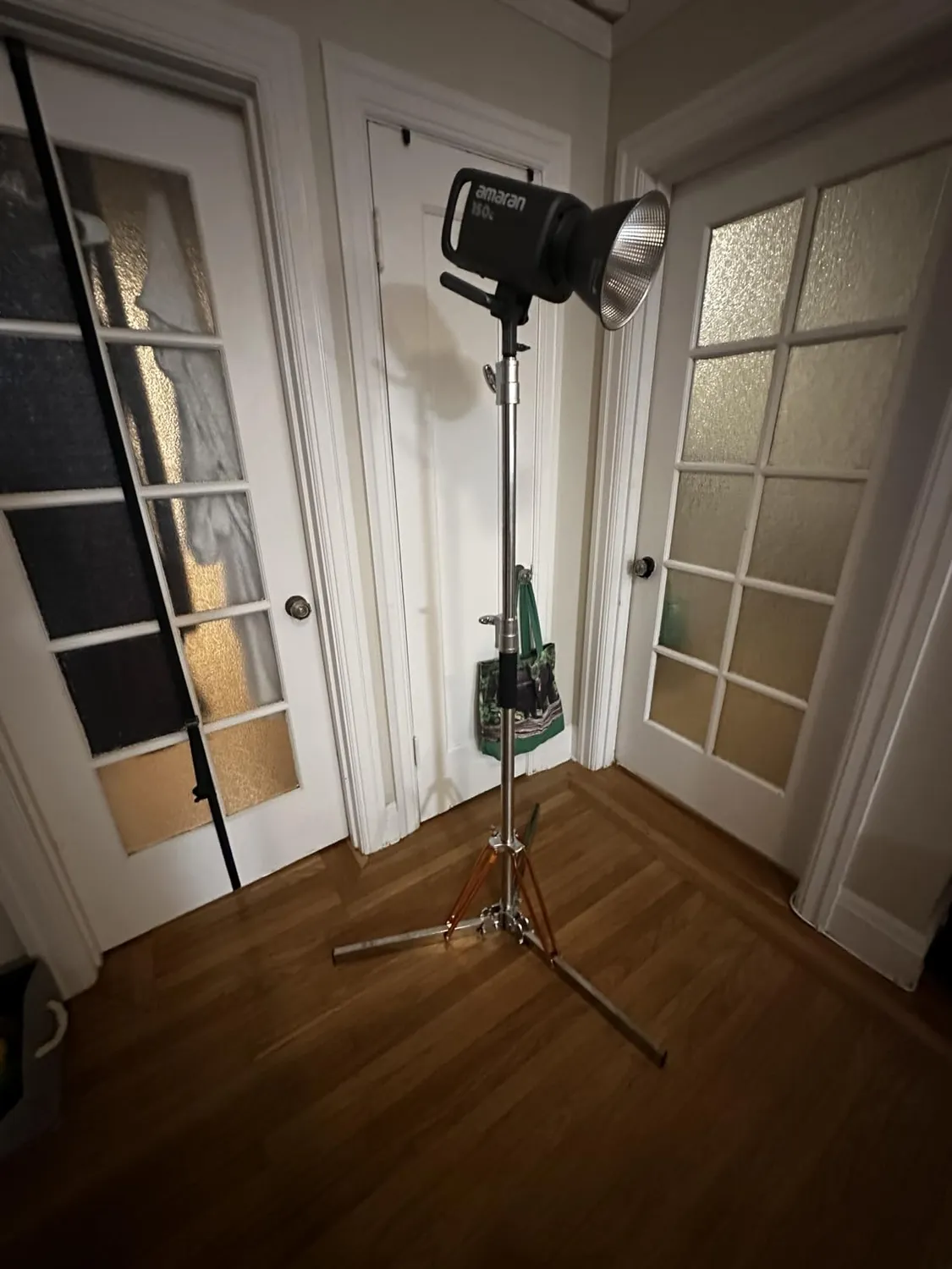 K&F Concept 330cm stativo luci acciaio con ruote 30kg