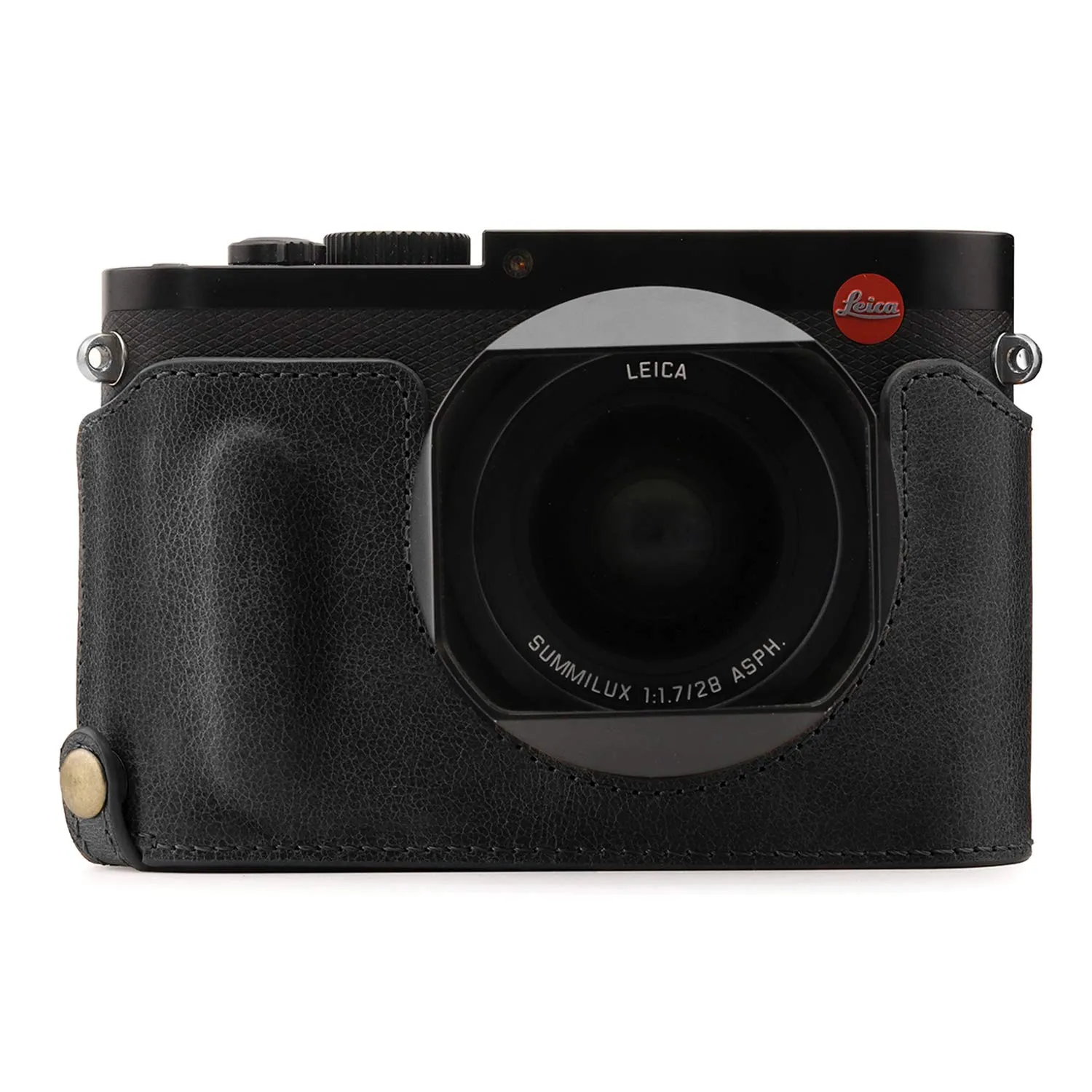 MegaGear Leica Q-P Q Typ 116 custodia pelle nera
