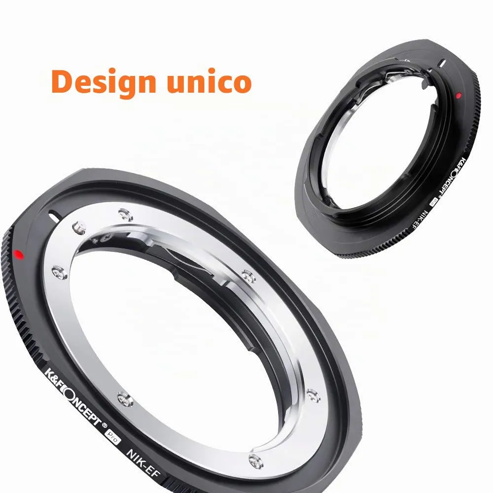 K&F Concept AI-EOS Anello Adattatore Nikon-Canon manuale