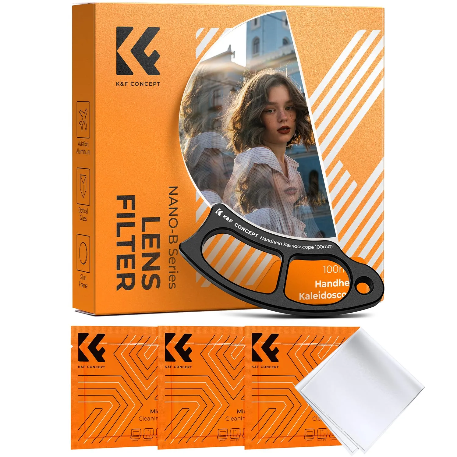 K&F Concept Nano-Basic Filtro Prisma Caleidoscopio 79mm vetro