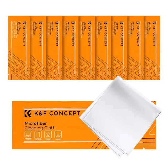 K&F Concept Panni Microfibra 15x15cm 10 Pezzi