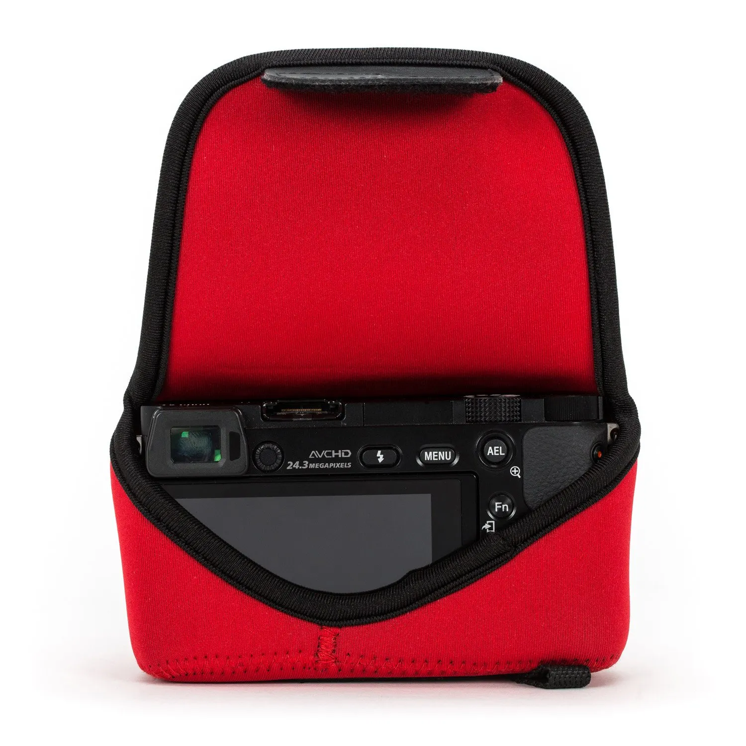 MegaGear MG519 custodia neoprene rossa per Fujifilm X30 leggera
