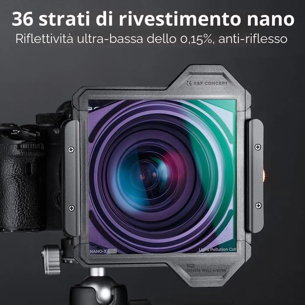 K&F Concept Nano Xcel PRO Filtro Natural Night 100x100mm Notte