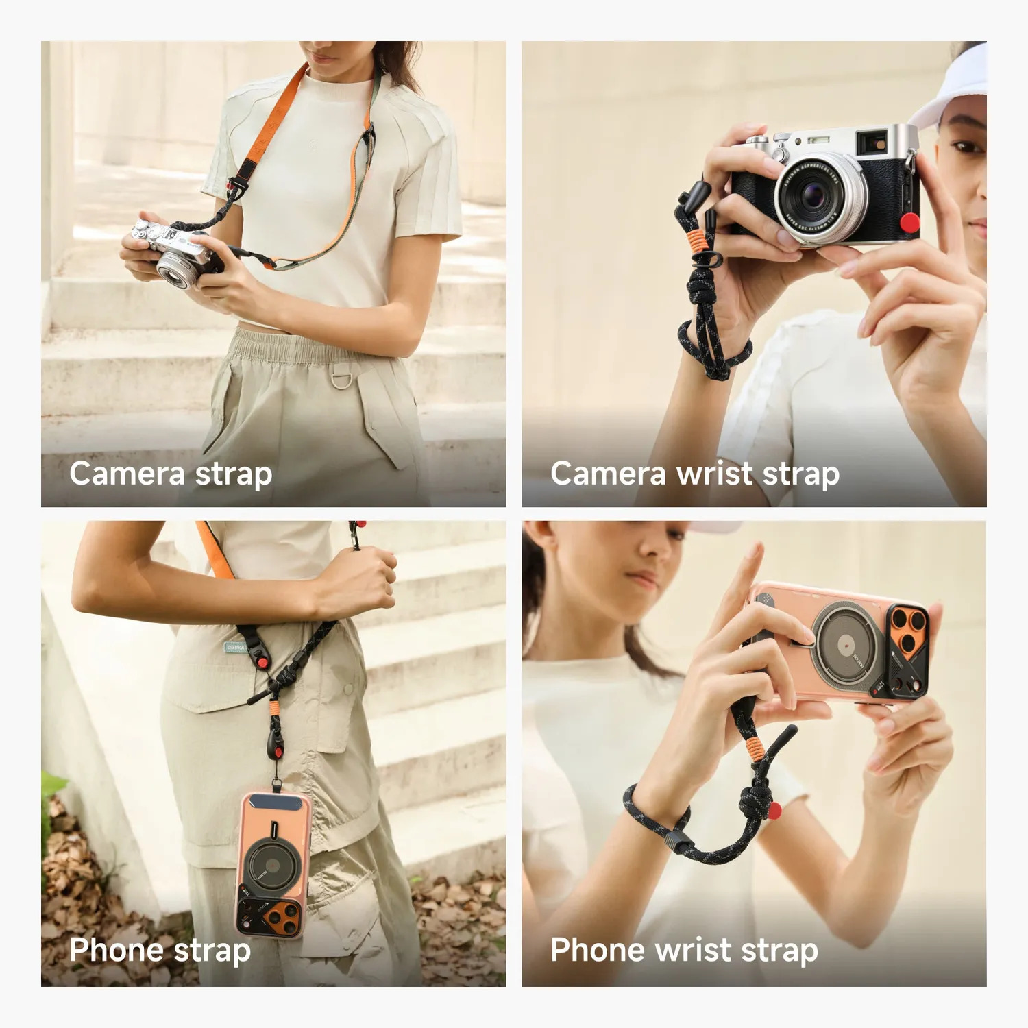 VSGO Black Snipe Urban Elite tracolla fotocamera grigio nero