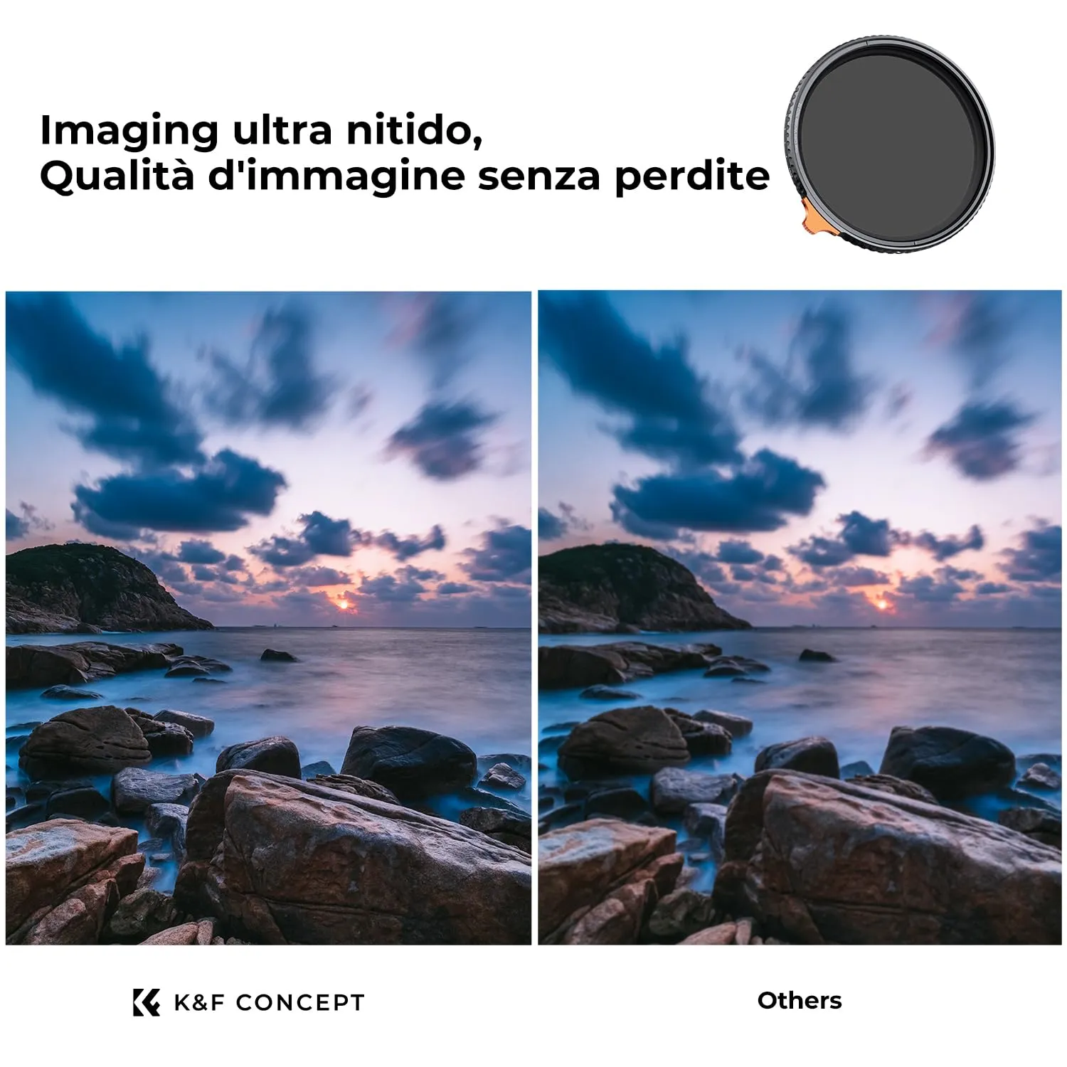 K&F Concept Nano-Xcel 67mm Filtro Variabile ND2-32 True Color