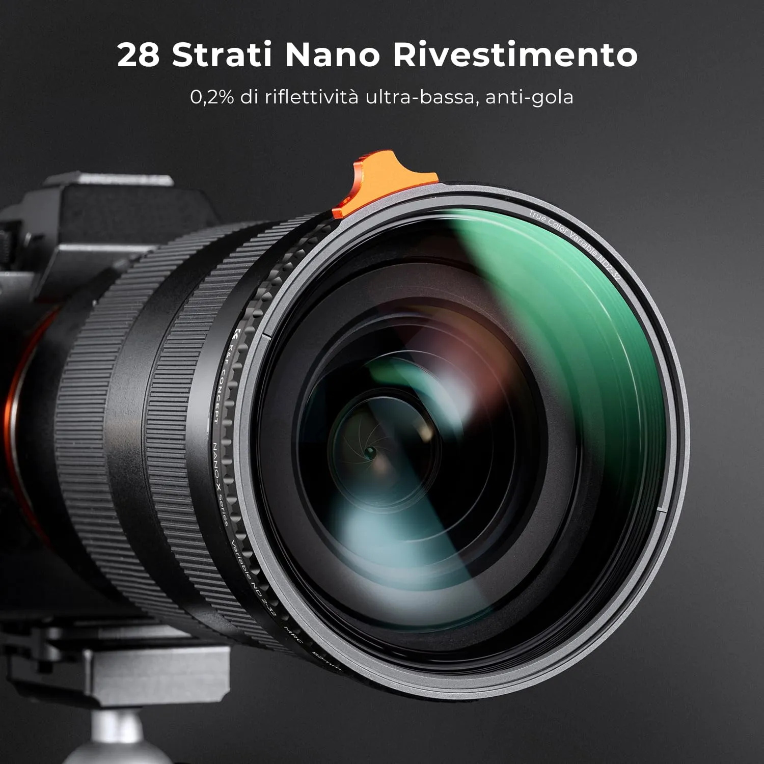 K&F Concept Nano-Xcel 67mm Filtro Variabile ND2-32 True Color