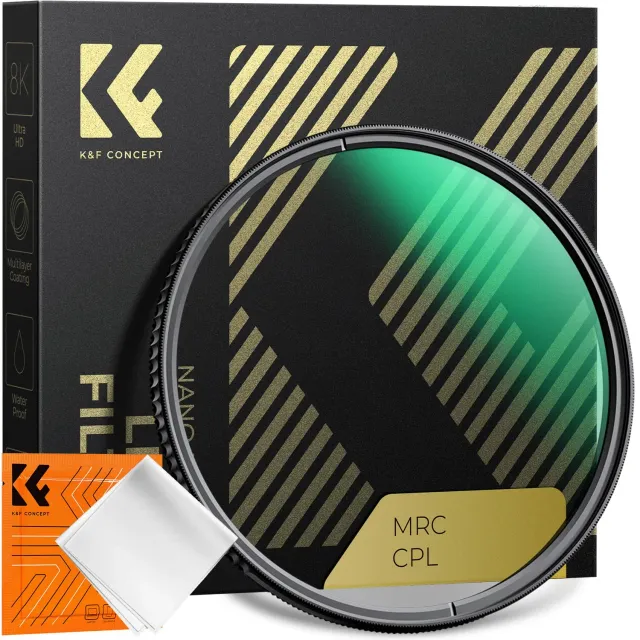 K&F Concept Nano-Xcel Filtro CPL 39mm Sottile