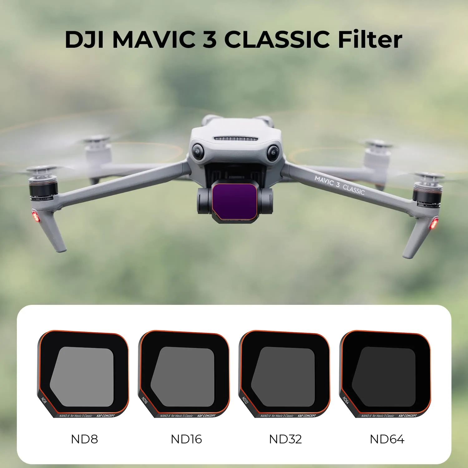 K&F Concept Standard Day Kit 4 Filtri ND Mavic 3 Classic