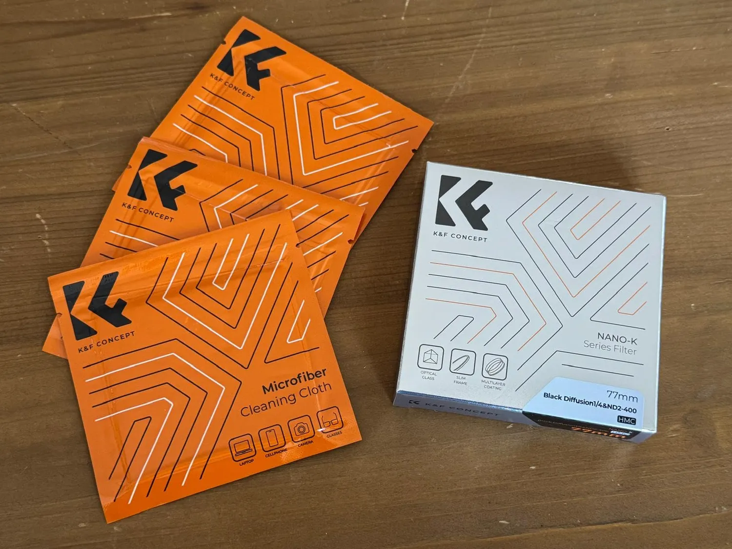 K&F Concept Nano-Klear ND2-400 filtro variabile 82mm Black Mist