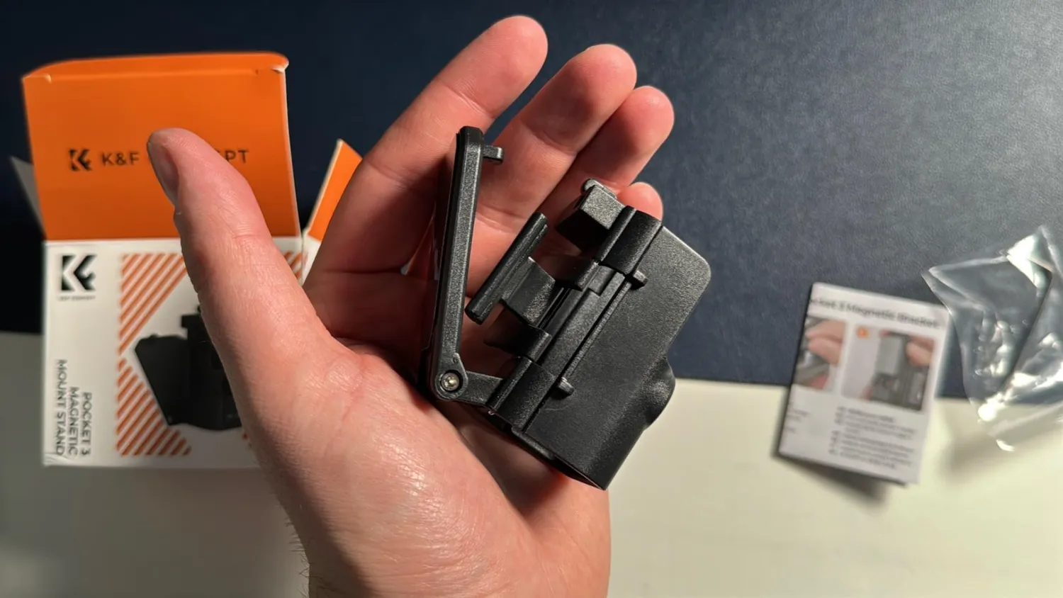 K&F Concept supporto magnetico Osmo Pocket 3 180°