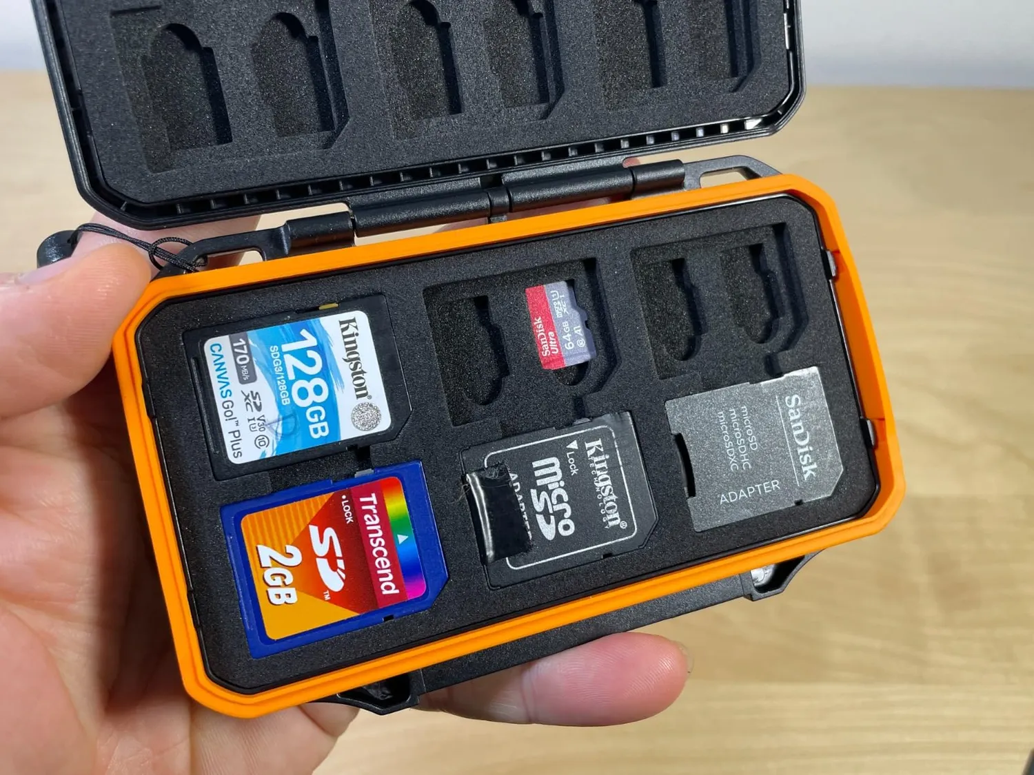 K&F Concept Custodia Schede SD 12+24 Micro SD Impermeabile