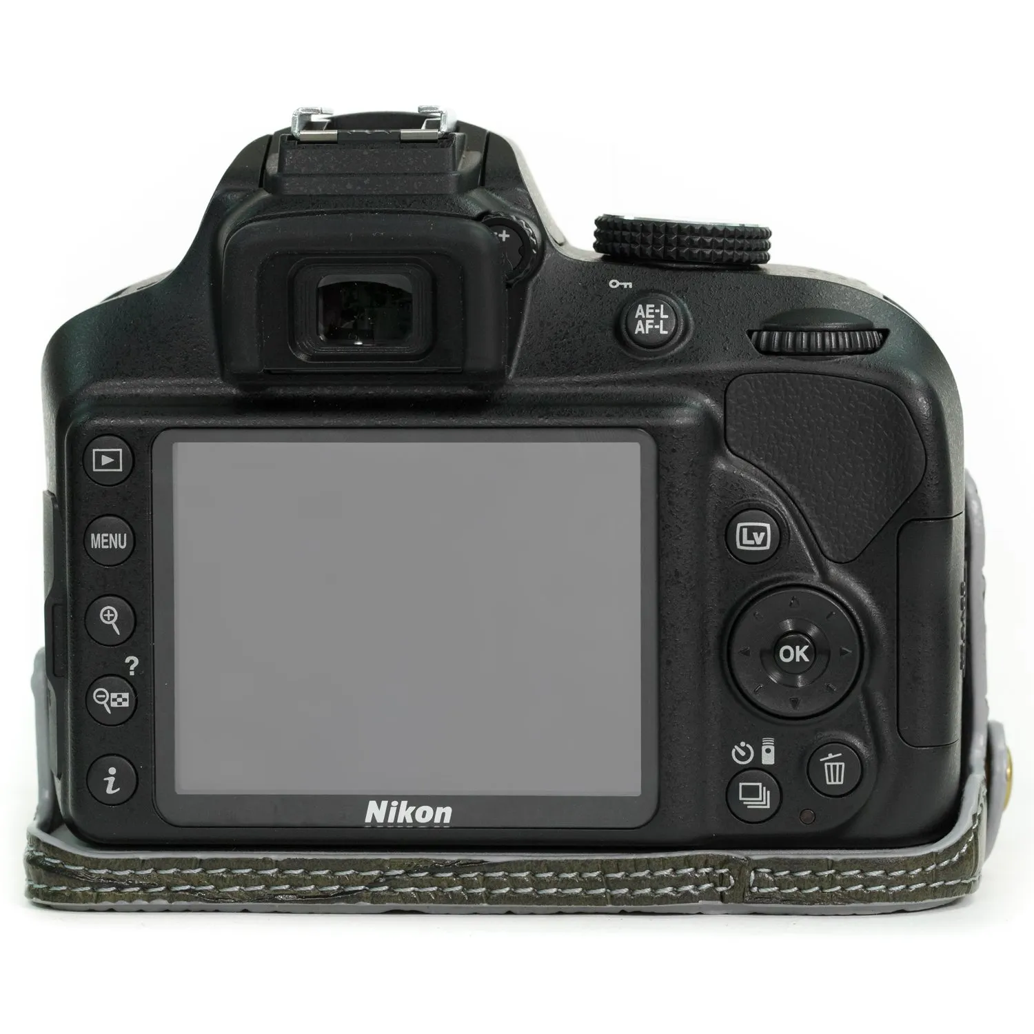 MegaGear Ever Ready custodia fotocamera Nikon D3400 ecopelle
