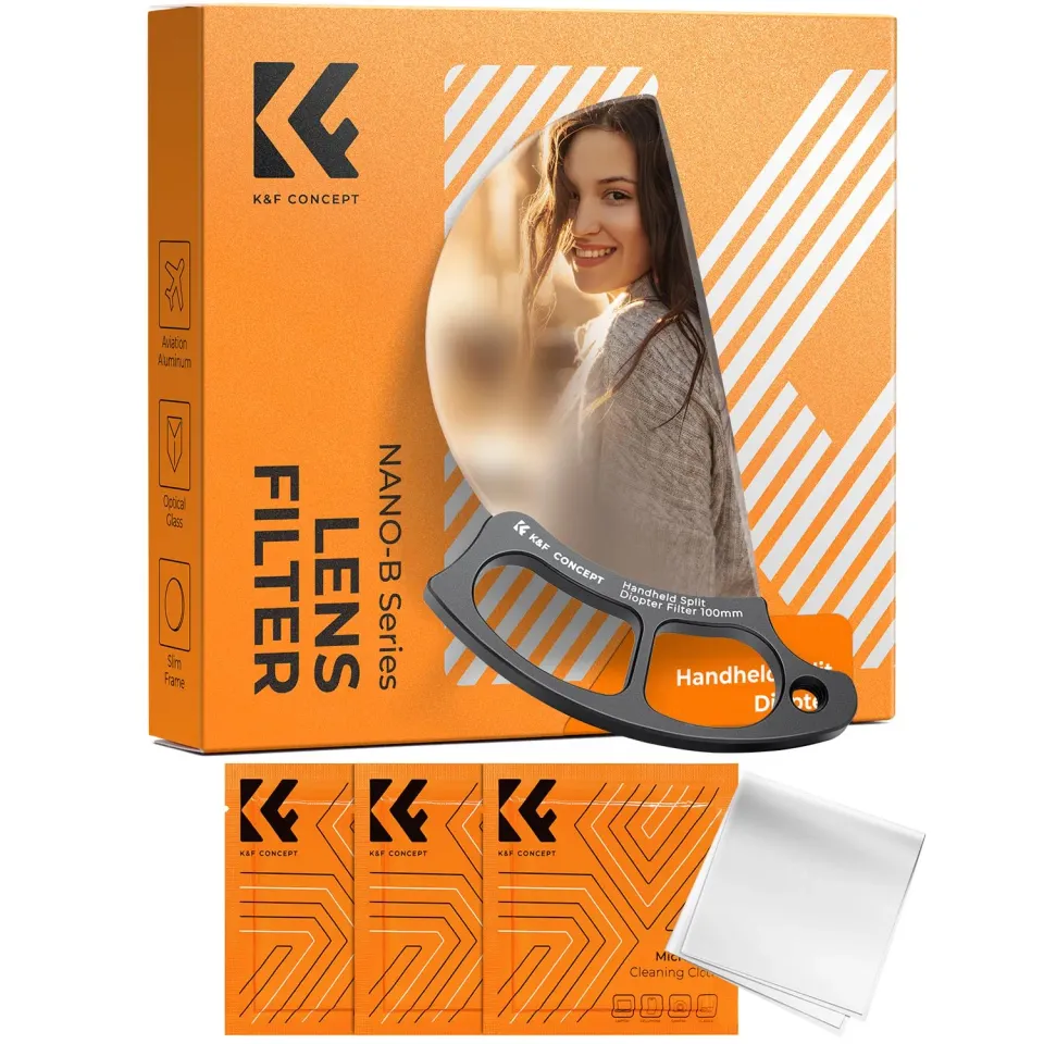 K&F Concept Nano 100mm filtro diottrico +2 manuale