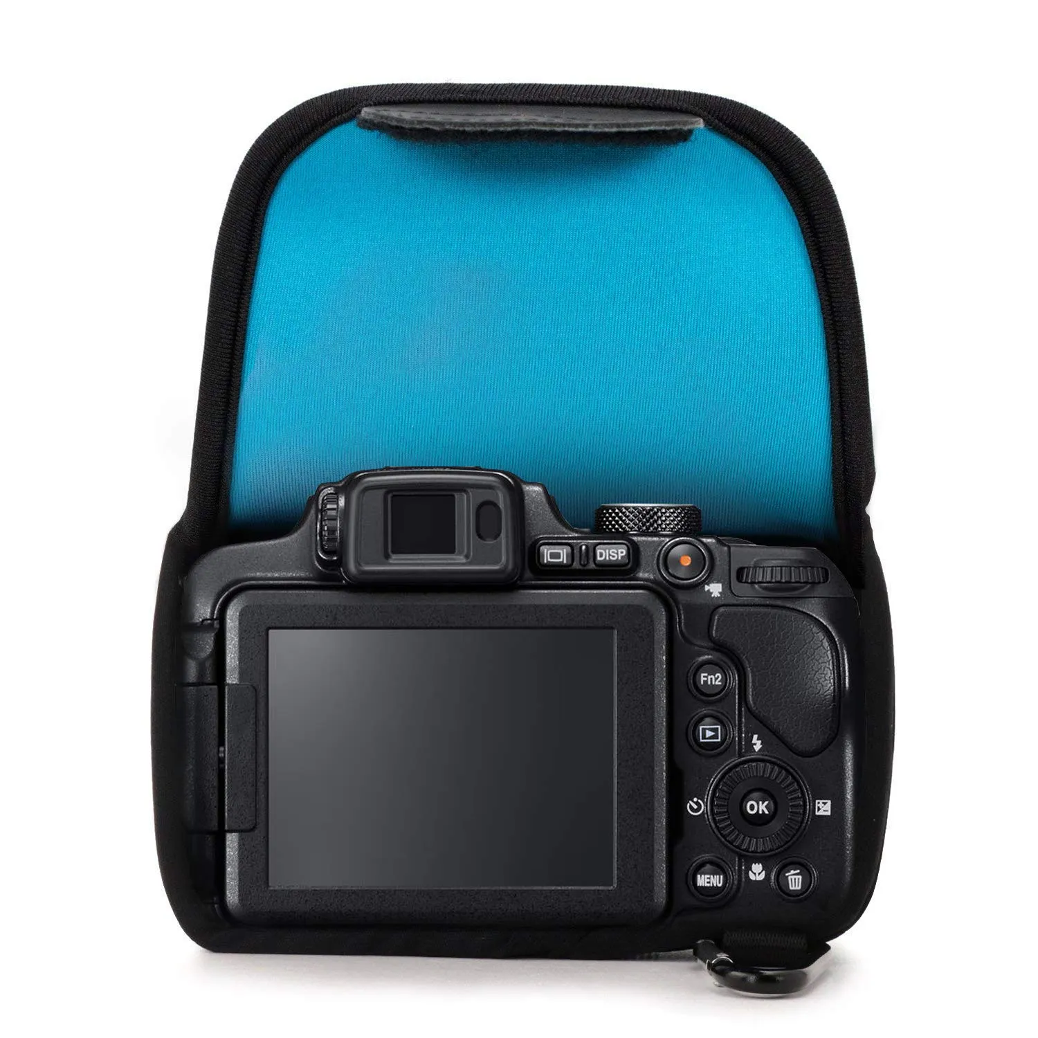 MegaGear MG848 custodia neoprene Nikon B700 blu