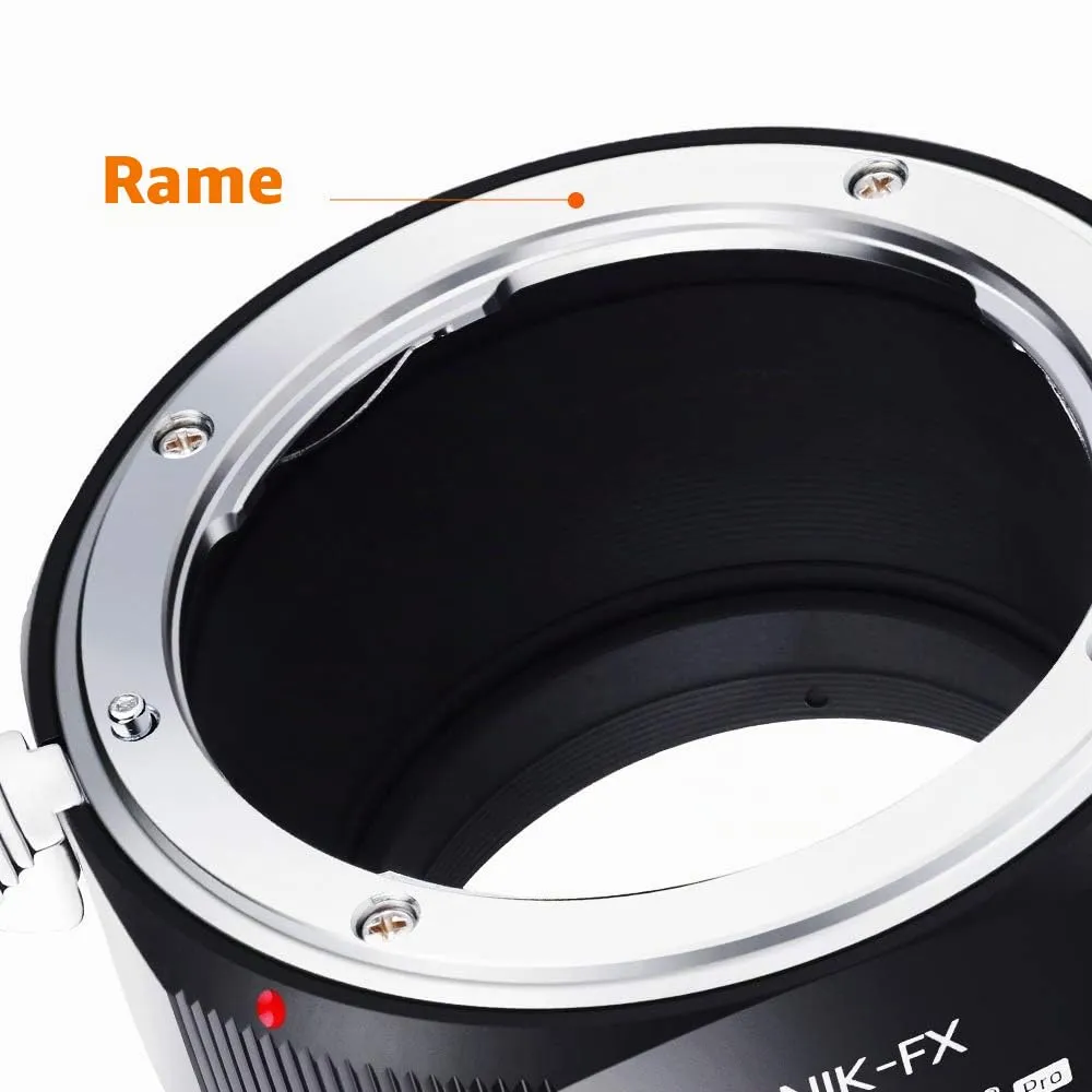 K&F Concept adattatore Nikon F-Fujifilm X manuale rame