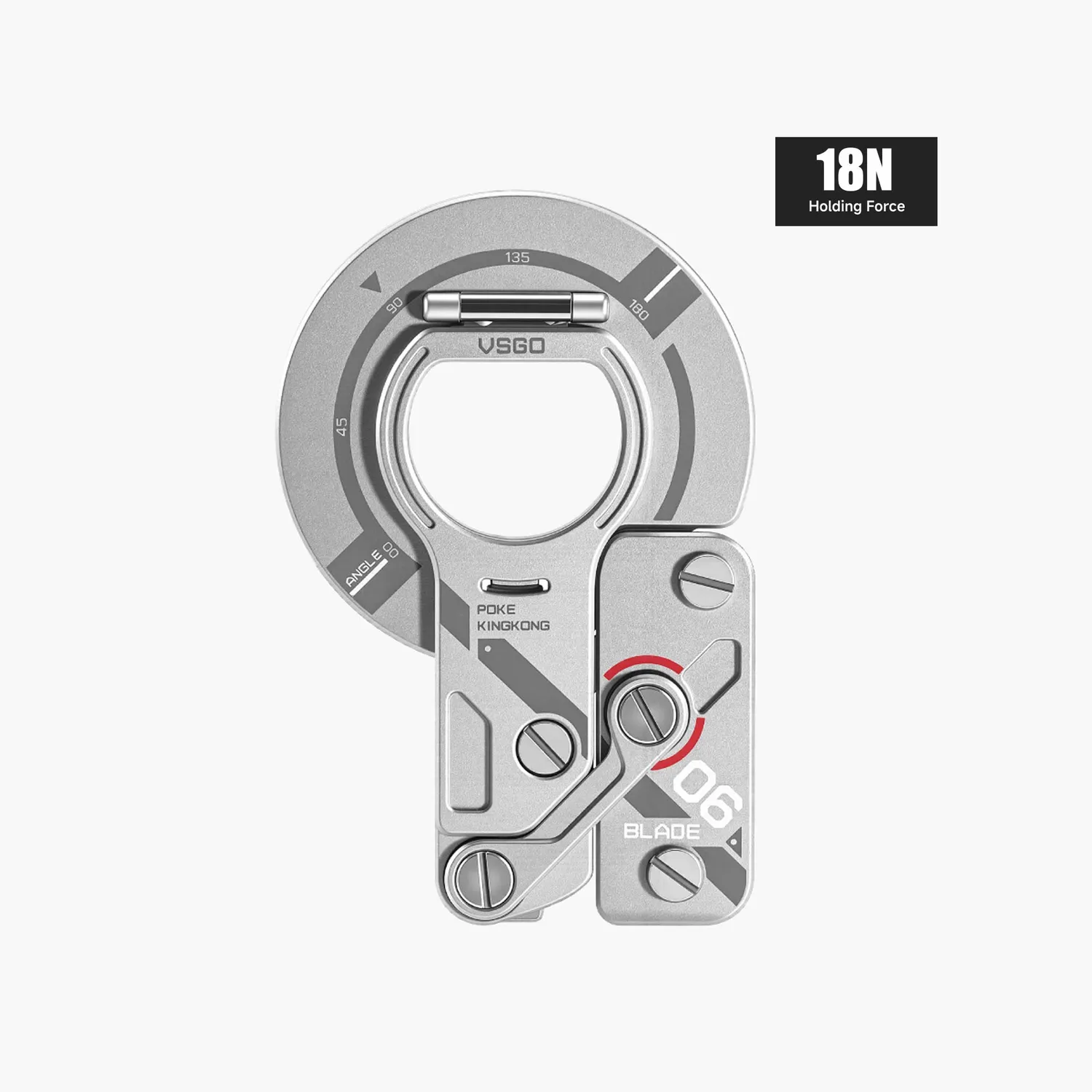 VSGO supporto magnetico telefono nero 18N ultrasottile