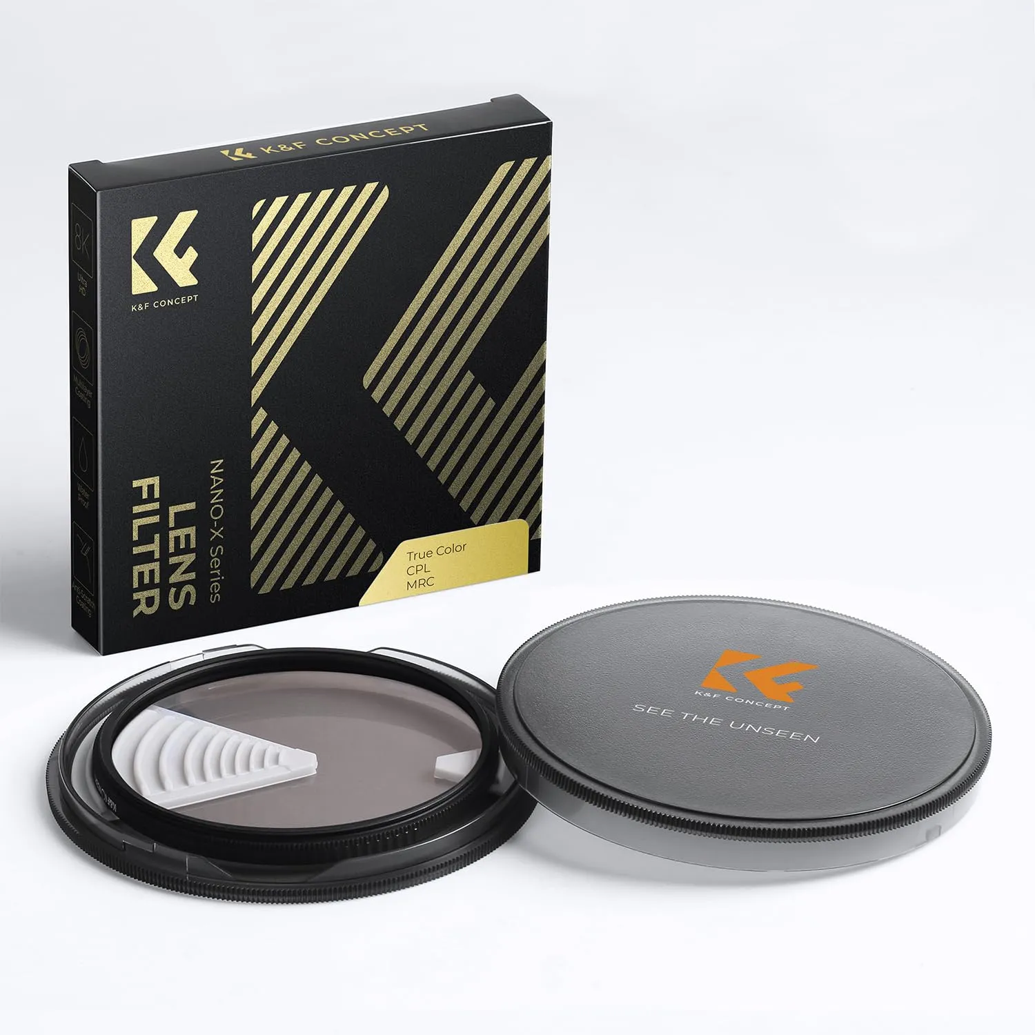 K&F Concept Nano-Xcel True Color Filtro CPL 82mm