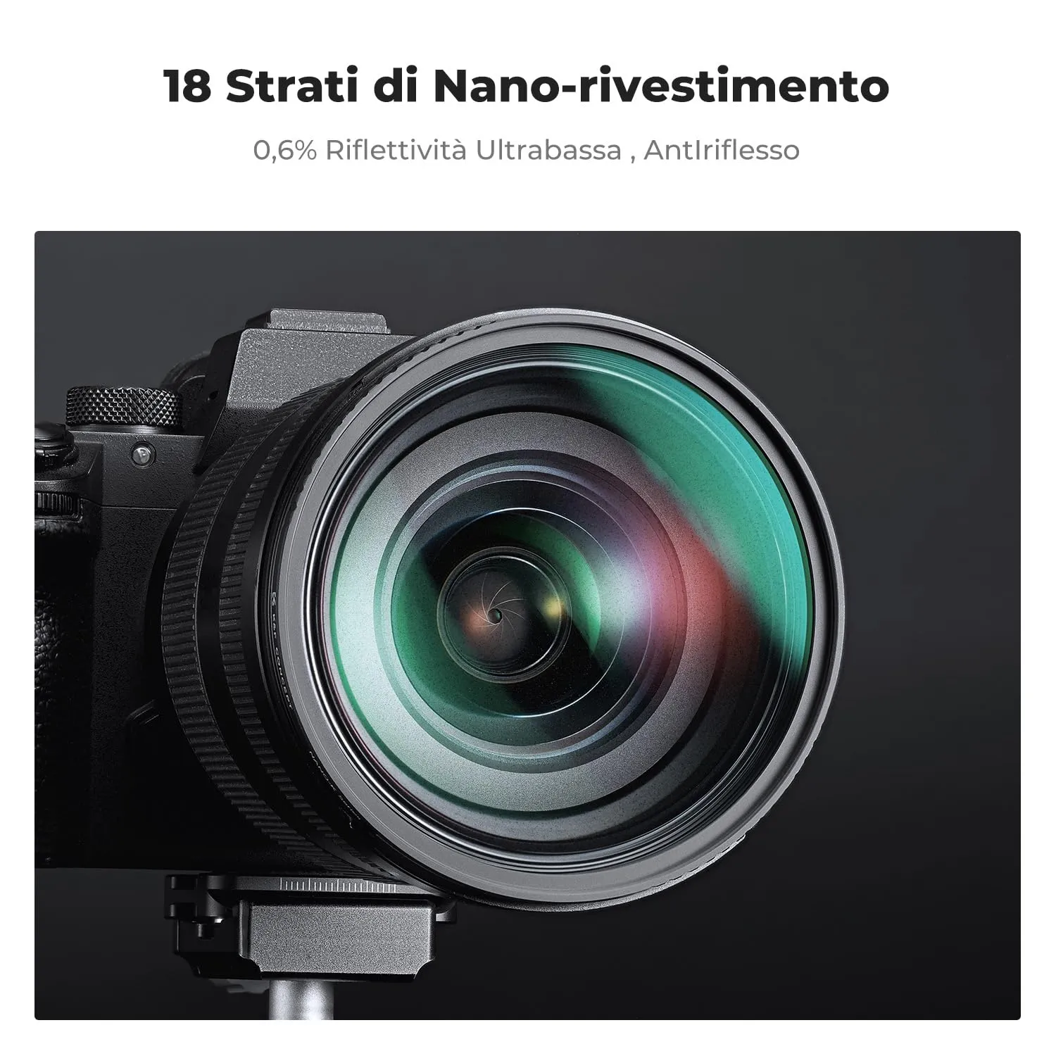 K&F Concept Nano-Klear filtri 67mm black mist diffusione