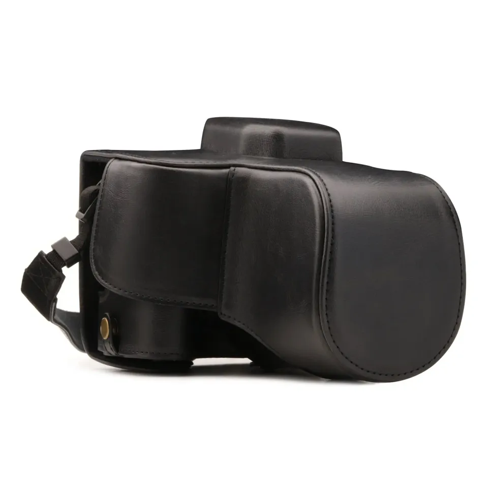 MegaGear Ever Ready custodia pelle Canon 250D 200D 18-55mm