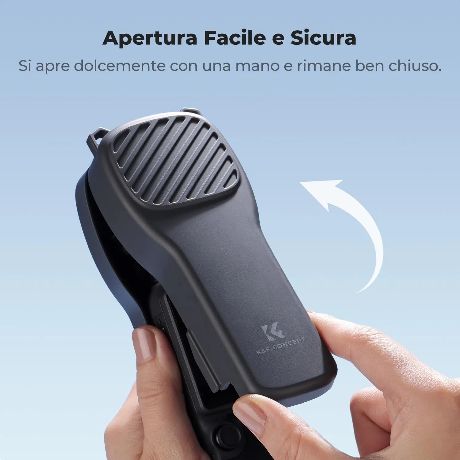K&F Concept Custodia DJI Pocket 3 Pocket 4 Grigio Scuro Filtri