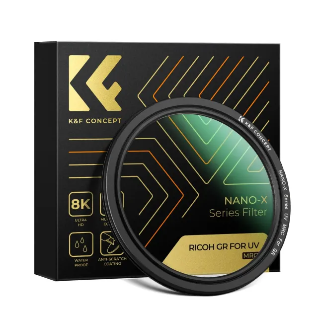 K&F Concept Filtro Protettivo UV Ricoh GR MCUV